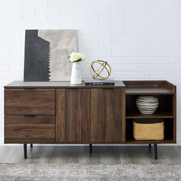 Wrought Studio Pillar TV Stand for TVs up to 65" & Reviews Wayfair